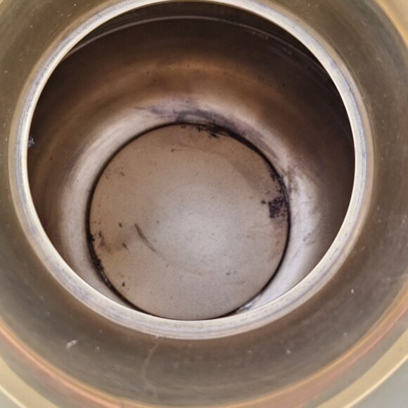 large brass vase / Vintage Chewing Tobacco Spittoon Cut Plug - Picture 3 of 6